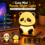 Cute Mini Panda Night Light Lamp (1 Pc)