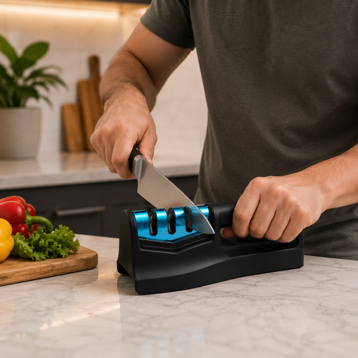 3-in-1 Knife Sharpener